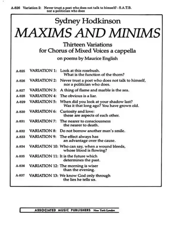 Never Trust A Poet Who Does Not Talk To Himself