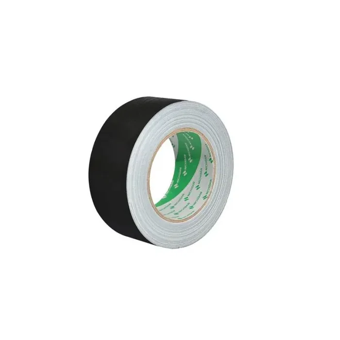 Nichiban Standard gaffa tape, black, 50 mm, 25 meter