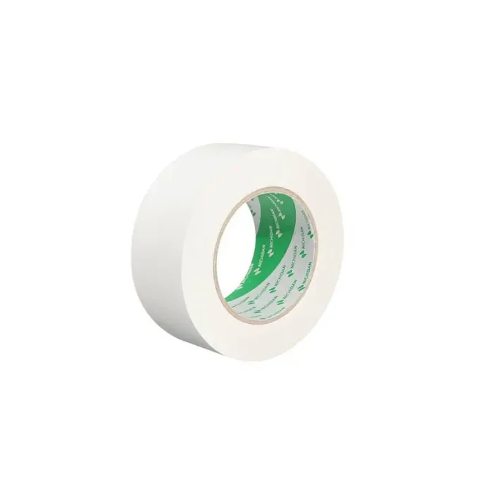 Nichiban Standard gaffa tape, white, 50 mm, 25 meter
