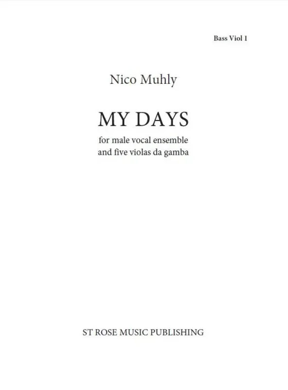 Nico Muhly My Days Viola Ensemble