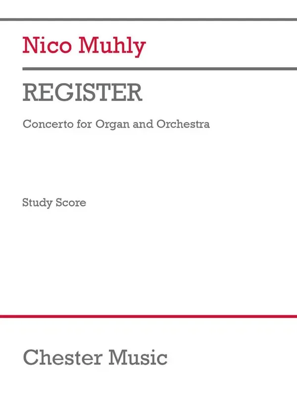 Nico Muhly Register Orchester