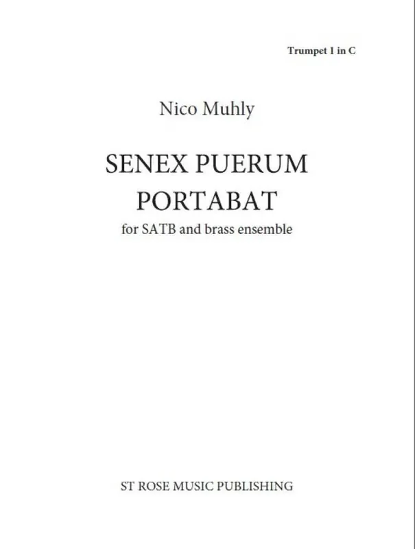 Nico Muhly Senex Puerum Portabat Blechbläser Ensemble