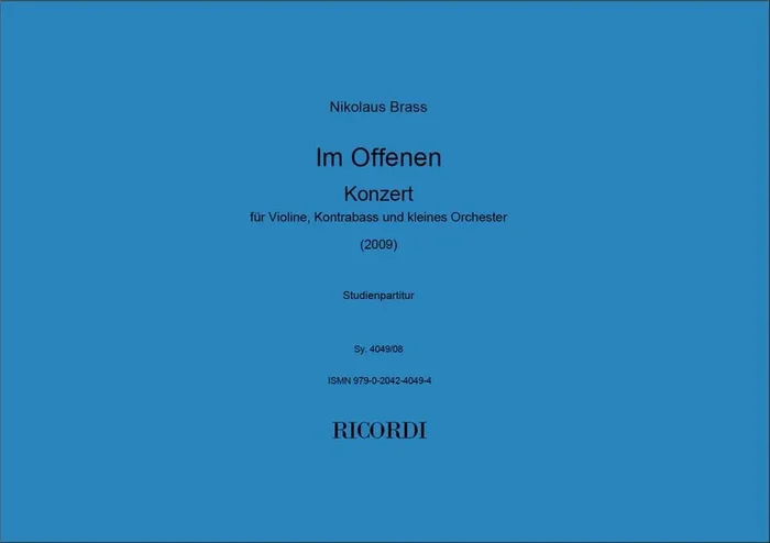 Nikolaus Brass Im Offenen Orchester