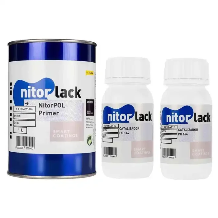 NitorLACK NitorPOL poyurethane primer, clear – 1000ml can + 500ml hardener
