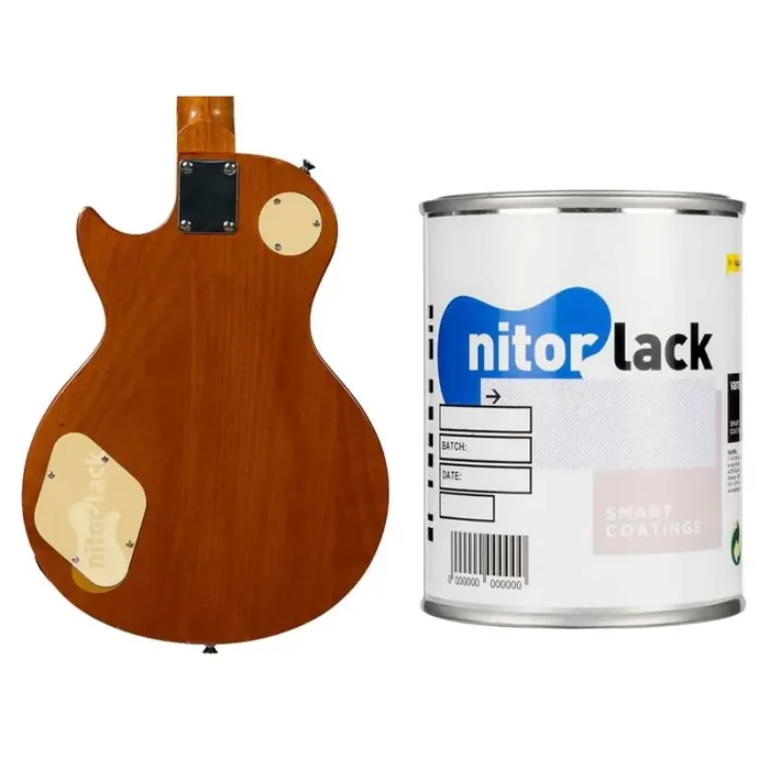 NitorLACK nitrocellulose paint dark rich mahogany – 500ml can
