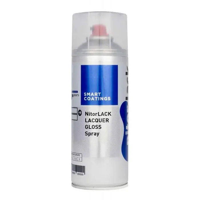NitorLACK nitrocellulose paint gloss clear – 400ml aerosol