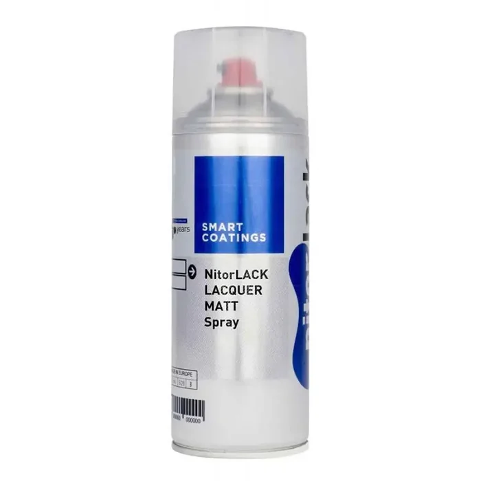 NitorLACK nitrocellulose paint matte clear – 400ml aerosol