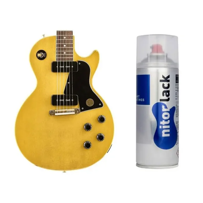 NitorLACK nitrocellulose paint TV yellow – 400ml aerosol
