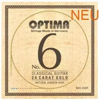 NO6GCHT Goldsaiten Konzertgitarre