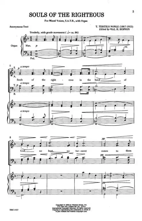 Noble, Tertius T. Souls Of The Righteous
