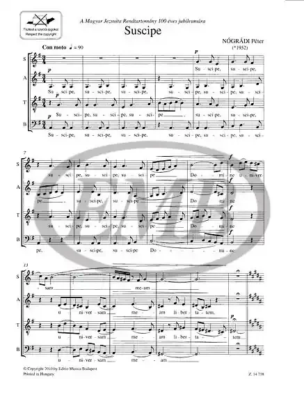 Nógrádi Péter Suscipe