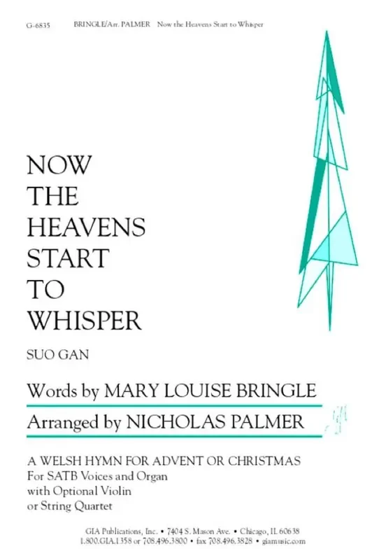 Now the Heavens Start to Whisper – s (Arr. Nicholas Palmer) Gemischter Chor mit Begleitung