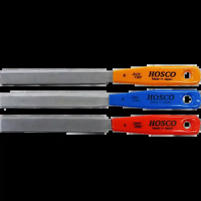 Nut Files – Double Edge, for Bass Guitars, 3 Sizes