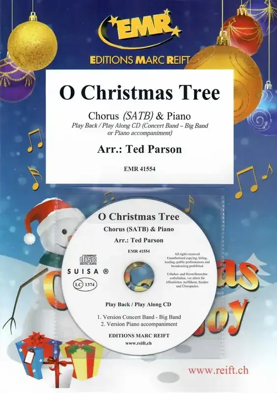O Christmas Tree (Arr. Ted Parson) Gemischter Chor mit Klavier/Orgel