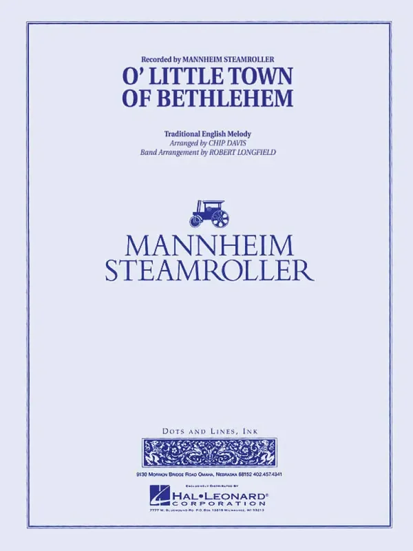 O Little Town of Bethlehem (Arr. Chip Davis) Blasorchester