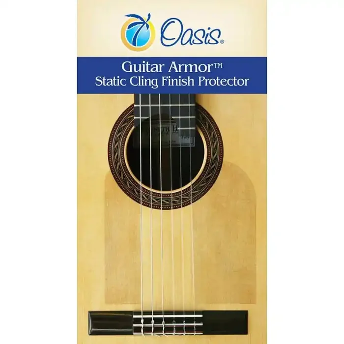 Oasis Guitar Armor soundboard protector, static vinyl pickguard (adhesive-free)