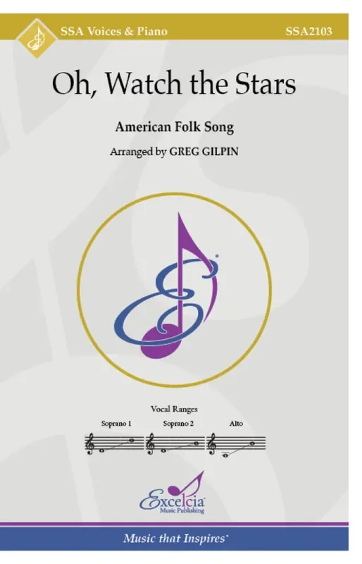 Oh, Watch the Stars (Arr. Greg Gilpin) Frauenchor mit Begleitung