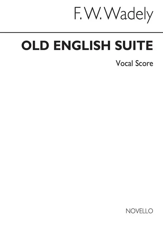 Old English Suite Vocal Score Gesang Solo
