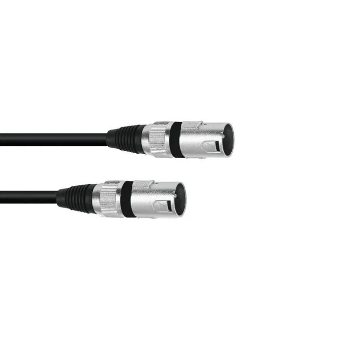 Omnitronic Adapterkabel XLR(M)/XLR(M) 0,2m sw