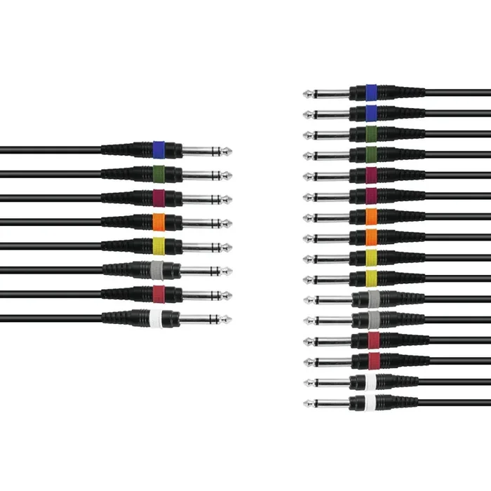 Omnitronic Snake-Kabel 8xKlinke/16xKlinke mono 15m