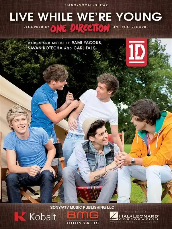 One Direction Live While We‘re Young Klavier, Gesang, Gitarre (Songbooks)