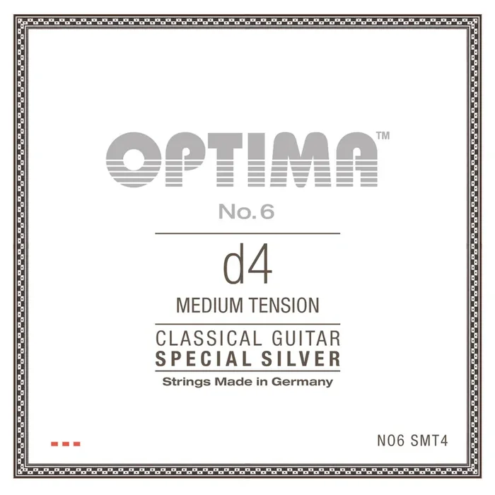Optima Medium versilbert D4w