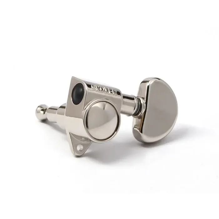 Original Rotomatics Guitar Machine Heads, Nickel, Round Shape Button / 3 + 3