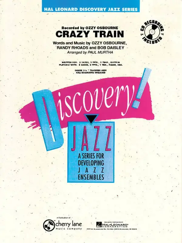 Osbourne Crazy Train (Arr. Paul Murtha) Jazz Ensemble