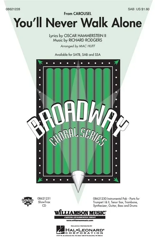 Oscar Hammerstein II You‘ll Never Walk Alone (Arr. Mac Huff) Gemischter Chor mit Begleitung