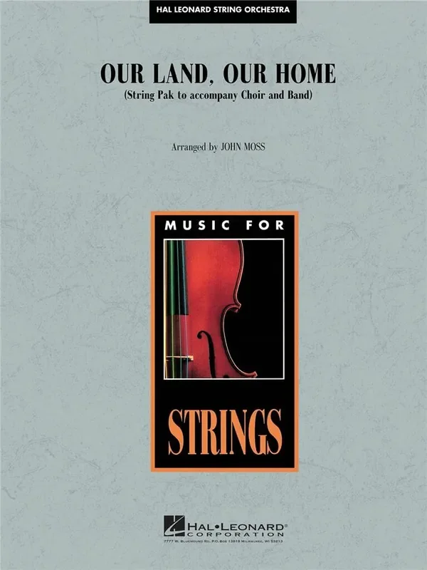 Our Land, Our Home (Arr. John Moss) Blasorchester mit Solo