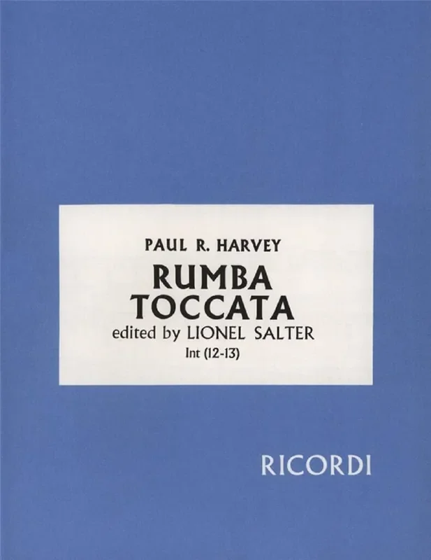 P. Harvey Rumba Toccata Klavier Solo
