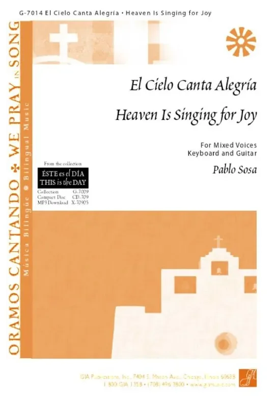 Pablo D. Sosa Heaven Is Singing for Joy – Guitar part Gemischter Chor mit Begleitung