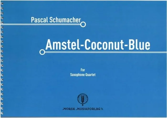 Pascal Schumacher Amstel-Coconut-Blue Saxophon Ensemble