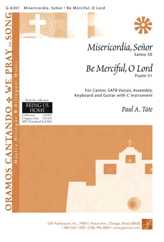 Paul A. Tate Misericordia Senor – Instrument Gemischter Chor mit Ensemble