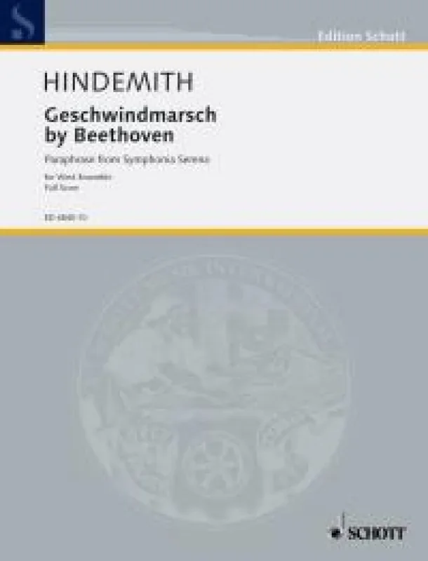 Paul Hindemith Geschwindmarsch by Beethoven Blasorchester