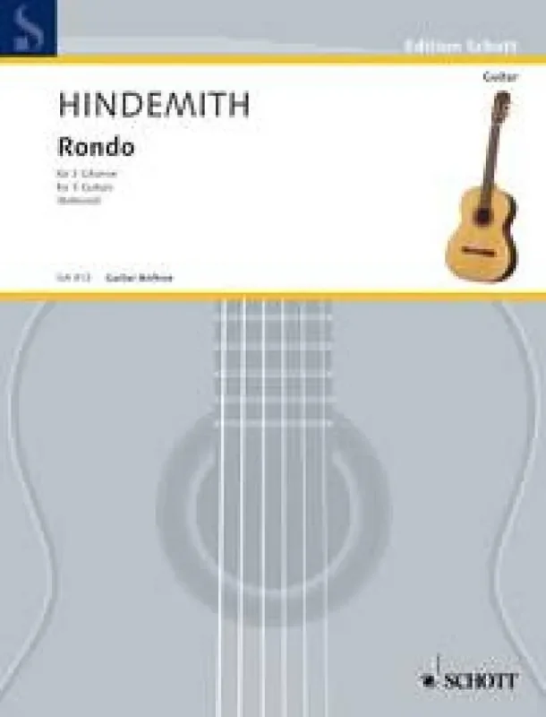 Paul Hindemith Rondo Gitarre Trio / Quartett