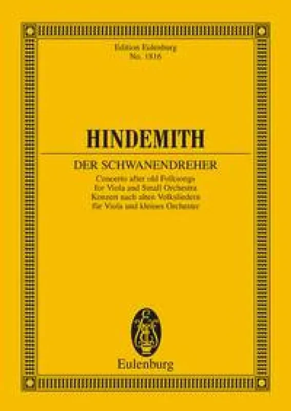 Paul Hindemith Schwanendreher Streichorchester mit Solo