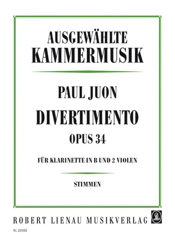 Paul Juon Divertimento op. 34 Kammerensemble