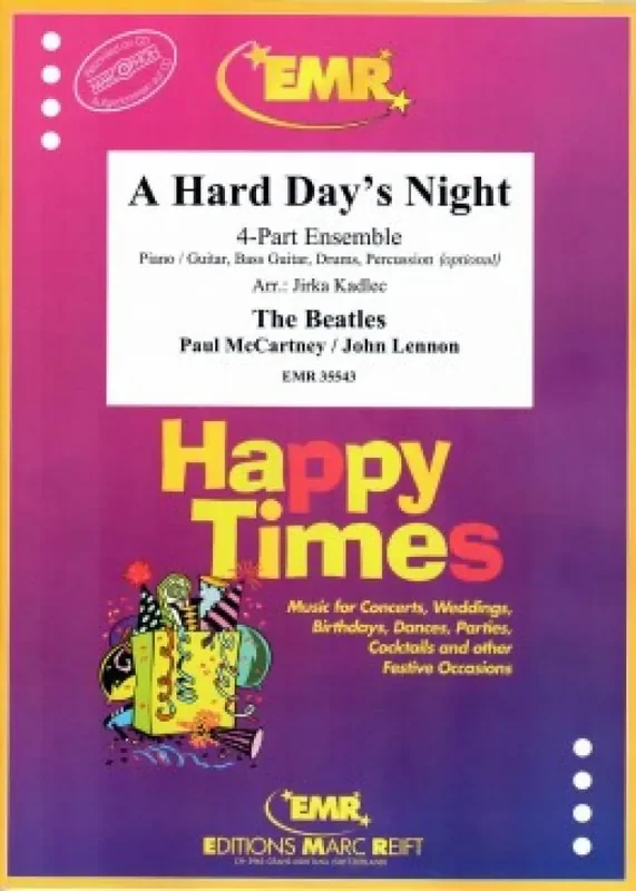 Paul McCartney A Hard Day‘s Night (Arr. Jirka Kadlec) Variables Ensemble