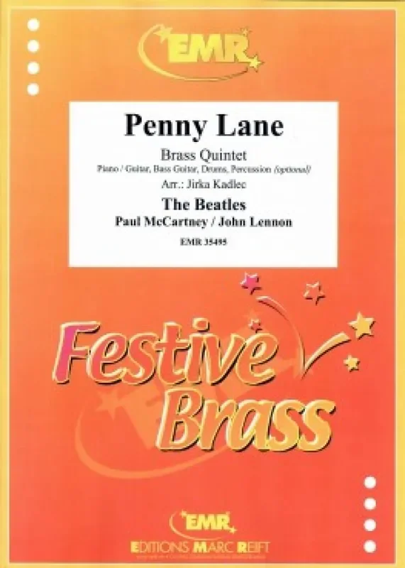 Paul McCartney Penny Lane (Arr. Jirka Kadlec) Blechbläser Ensemble