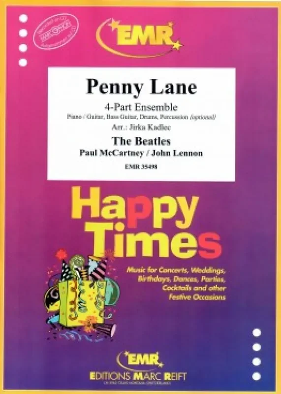 Paul McCartney Penny Lane (Arr. Jirka Kadlec) Variables Ensemble