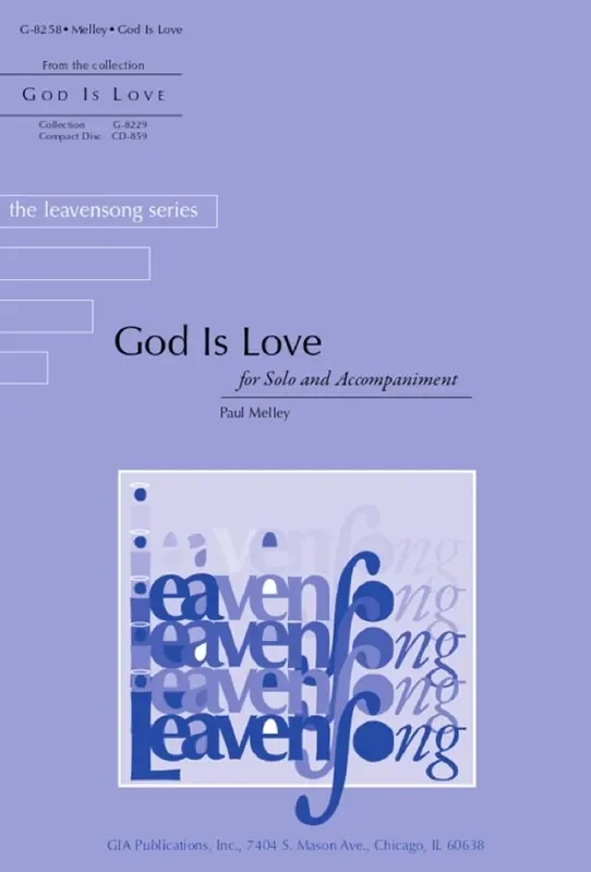 Paul Melley God Is Love – Guitar part Gemischter Chor mit Begleitung