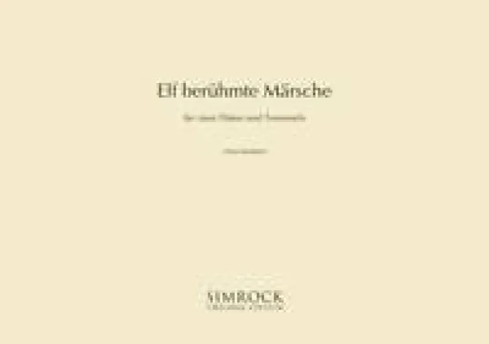 Paul Merkelt 11 Famous Marches Flöte Duett