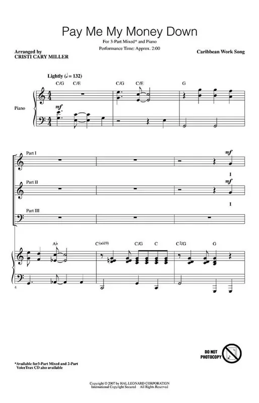 Pay Me My Money Down