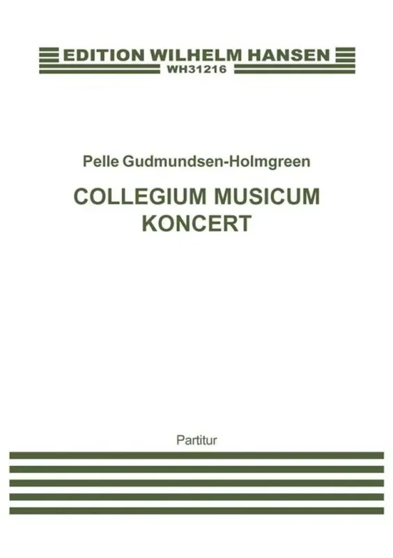 Pelle Gudmundsen-Holmgreen Collegium Musicum Koncert Orchester