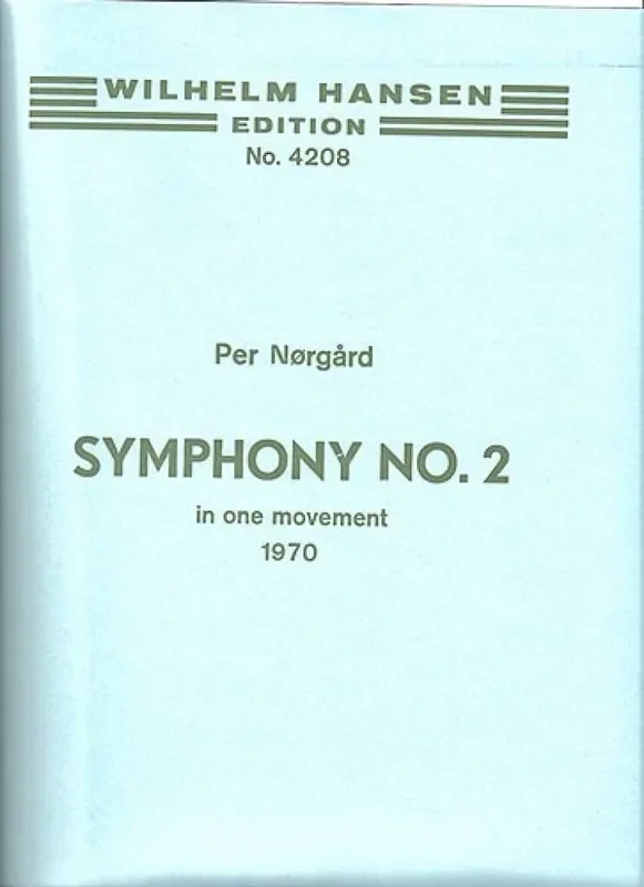 Per Nørgård Symphony No. 2 In One Movement Orchester