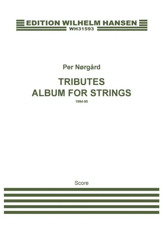 Per Nørgård Tributes – Album For Strings Orchester