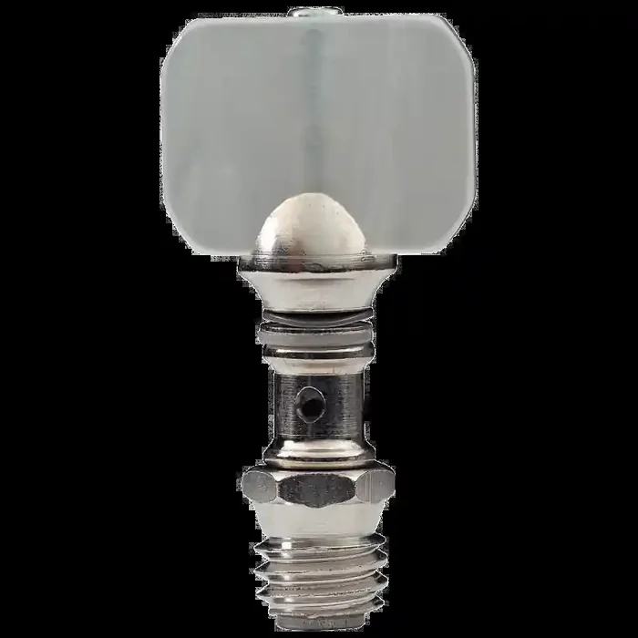 Perma Tension 5-th Banjo peg, Nickel / Square Pearloid Button