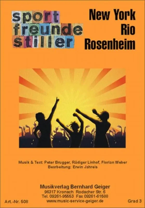 Peter Brugger New York Rio Rosenheim (Arr. Erwin Jahreis) Blasorchester