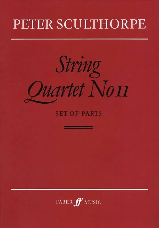 Peter Sculthorpe String Quartet No. 11 Streichquartett